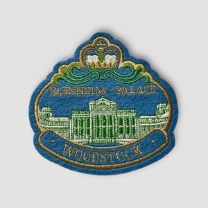 Blenheim Palace Woodstock UK Souvenir Felt Embroidered Patch